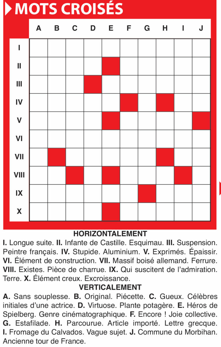 Mots croisés