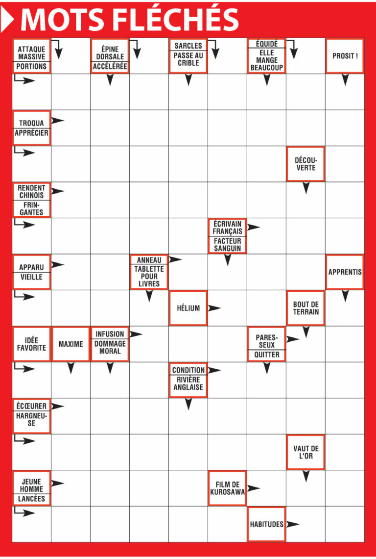 Mots fléchés