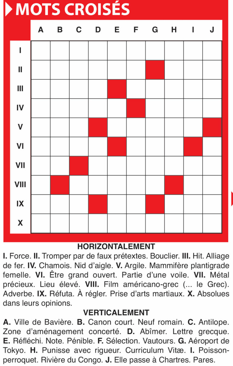 Mots croisés